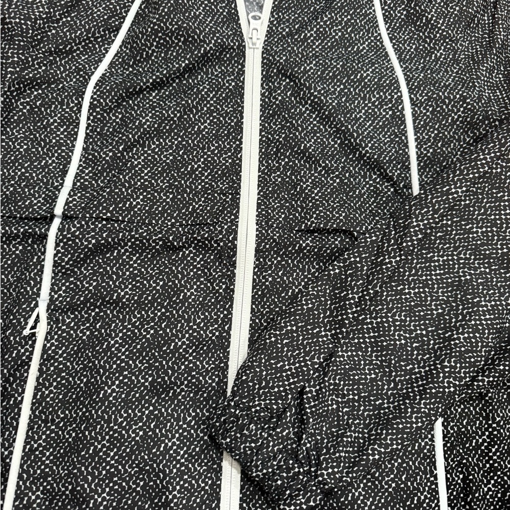 Talbots Black And Gray Patterned Lightweight Jack… - image 4